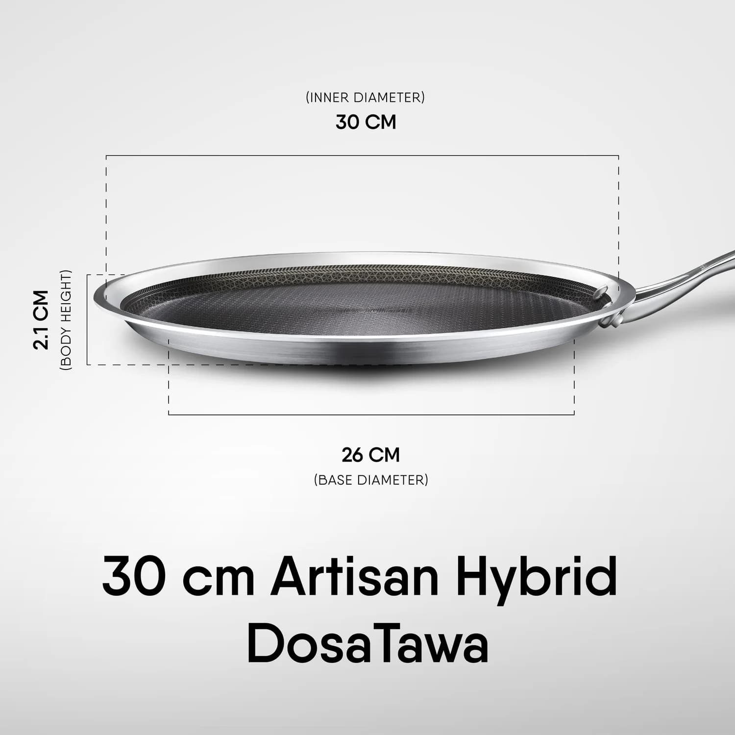 Artisan Hybrid Tawa 30 cm(30cm)